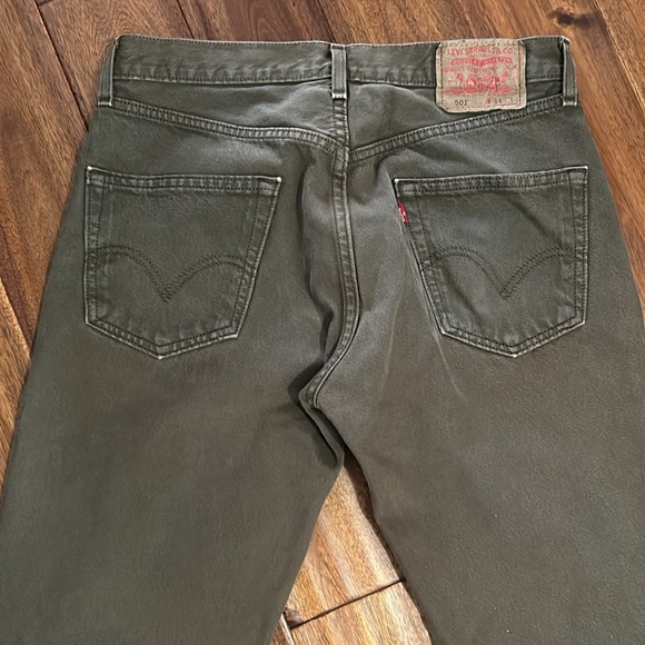 Vintage 501 Brown Levi’s Button Fly 2003 Brown Jeans - Picture 5 of 13